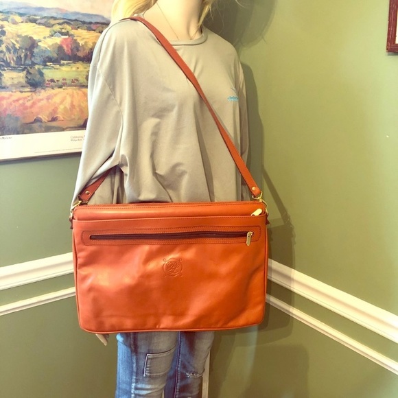 Bags Hpleather Briefcase Imported Madrid Spain Poshmark